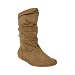 Womens Slouch Mid-Calf Boots Sand
