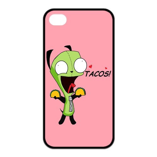 Alien Invader Zim Gir Classic Bulging Eye Series Case Cover Protector for Iphone 4,4S