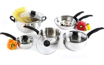 Proctor Silex 54012 Stainless Steel 10 Piece Set Proctor Silex 54012 Stainless Steel 10 Piece Set