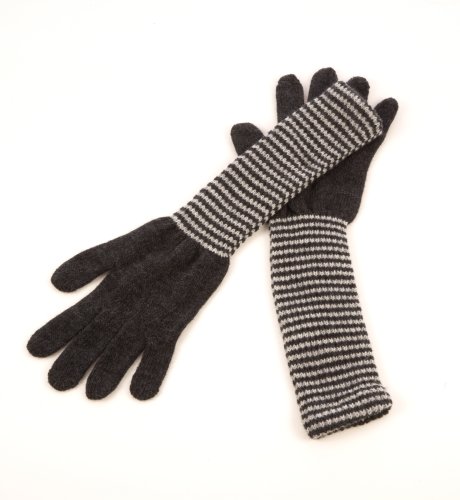 Per Una Knitted Stripe Gloves