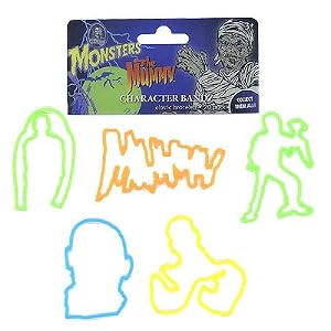 The Mummy Halloween Rubber Bands Bracelets Logo Bandz Wristbands