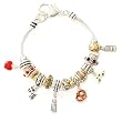 New York City Theme Designer Style Bead Charm Bracelet