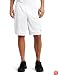 Champion Mens Long Mesh Short with Pockets, White, XX-Large