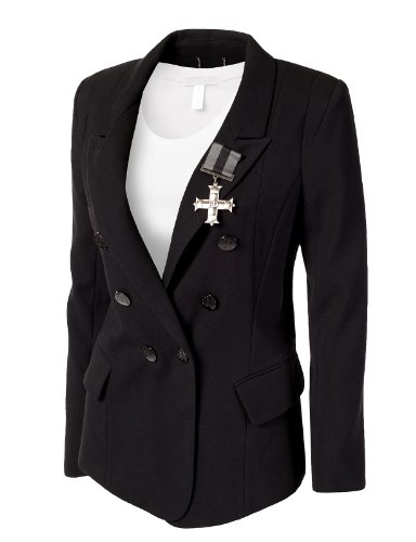 Ed Hardy by Christian Audigier Women's Blazer Jacket ehjw7033 Black