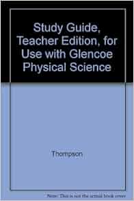 Physical Science Study Guide, Teacher Edition: 9780028278896: Amazon