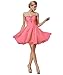 Fashion Plaza Sweetheart Strapless A-line Short Chiffon Homecoming Dress D0363