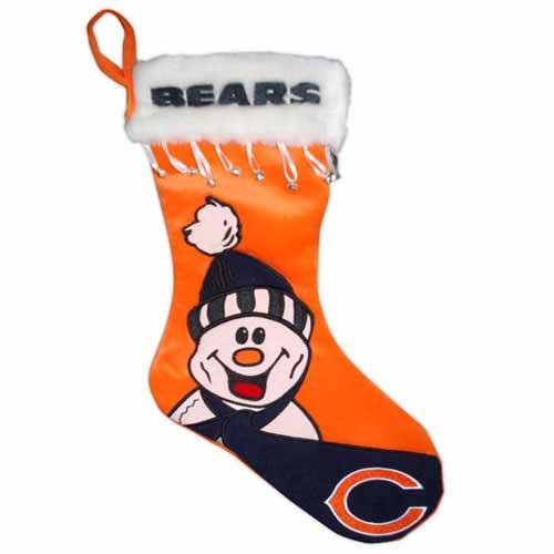 NFL Chicago Bears Snowman Stocking