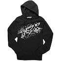 Fox Racing Reflection Youth Boys Hoody Pullover Fleece Sportswear Sweatshirt - Color: Black, Size: KX-Large