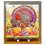 Happy Thanksgiving - 6x6 Desk Clock