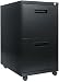 Alera PA542823BL Two-Drawer Mobile Pedestal File, 15-7/8w x 28-1/4h x 23-1/4d, Black
