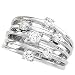 14K White Gold Right Hand Diamond Ring