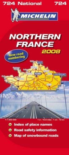 City Travel Guides Discounted  Books : Northern France 2008 (Michelin National Maps) (Michelin National Maps)