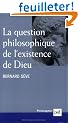 La question philosophique de l'existence de dieu