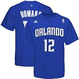 NBA Men's Orlando Magic Dwight Howard Gametime Name & Number Tee (Blue, Large)