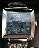 Croton Ladies Genuine Stone Dial Watch w Braided Bracelet