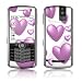 VERTICAL CAMERA Original Pearl 8110/ Pearl 8100 Cell Phone Protective Skin Decal Cover - Hearts