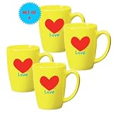 NOVELTY LOVE MUG SET OF 4