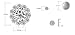Bamoer Cubic Zirconia Flower Design 3/8