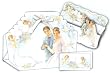 Wedding Bomboneiras - SPANISH - 12ea. Bomboneiras, Ribbons, Thank You Cards, Invitations, and Envelopes
