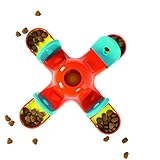 Outward Hound Kyjen  41010 Kibble Drop Treat Toy Dog Toys Scent Puzzle Training Toy, Small, Red