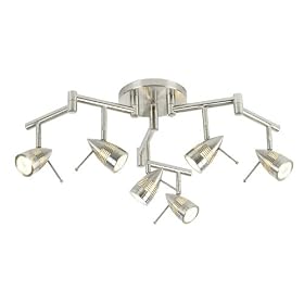 Pro Track® Adjustable 300 Watt 6-Light Swing Arm Fixture