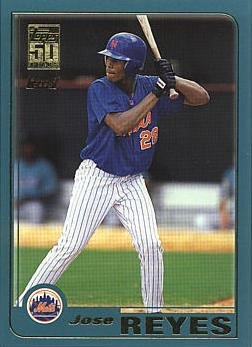 Jose Reyes Topps Traded Rookie Baseball Card Miami Marlins