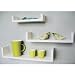 from WATSONS TRIO - Wall Mounted Storage / Display Shelves - Set of 3 - White