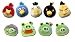 Angry Birds 5" Plush With Sound Set Of 9 Birds & Pigs Angry Birds 5" Plush With Sound Set Of 9 Birds & Pigs