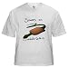 Snakes on Whole Grain snakes on a plane White T- Food White T-Shirt by CafePress