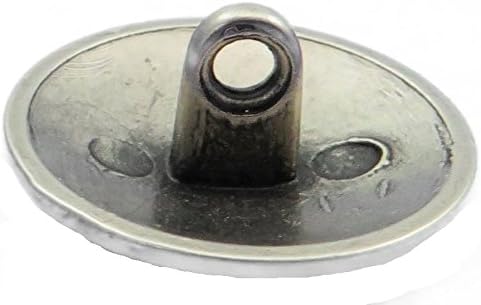 Draco - Dragon Button - Antique Silver Finish 3/4."