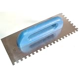 Eigenschaften ENCO a.s.  / Glättekelle gezahnt rostfrei - 320 x 130 x 1 mm 8 mm Zahnung