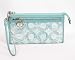 Coach New Audrey Op Art Swirl Zip Wristlet Wallet Blue Green Multi - Coach 45531BLU