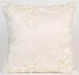Glenna Jean Central Park Pillow - Cream Ribbon