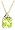 10k Yellow Gold, August Birthstone, Peridot and Diamond Pendant