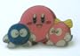 Kirby & Friends Character Metal Pin Badge ~ Nintendo Wii
