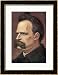 Friedrich Wilhelm Nietzsche German Philosopher and Poet Framed Art Poster Print, 22x28