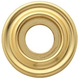 Baldwin 5002031 Polished Brass, No Lacquer Estate Pair of Estate Rosettes for Passage Functions