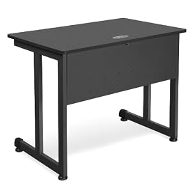 Modular Computer Privacy Table 24x36 - Graphite by OFM