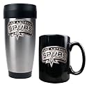 San Antonio Spurs Travel Mug & Coffee Cup Set