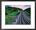 E6 Motorway in Skane Travelling Over the Hallands Asen, Skane, Sweden Scenic Framed Art Poster Print by Anders Blomqvist, 22x18