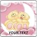 PERSONALISED ROMANTIC TEDDY BEARS CAR AIR FRESHENER