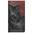 American West Men's Rodeo Wallet with Flap