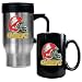 Kansas City Chiefs NFL Stainless Steel Travel Mug & Black Ceramic Mug Set