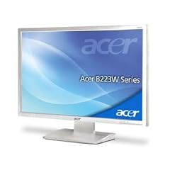 Acer B223WGOwmdr 55,9cm (22 Zoll) TFT Monitor (VGA, DVI, 5ms Reaktionszeit) hellgrau