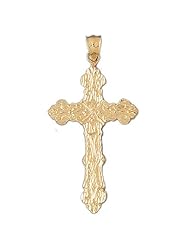 CleverEves 14k Gold Pendant Cross 6.6 - Gram(s)