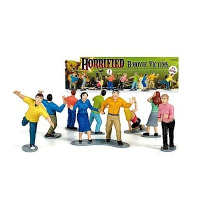 Childrens Toyshop  Toys : Horrified B-Movie Victims Figure Set
