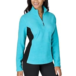 C9 by Champion® Womens Zip Fleece Pullover - Turquoise : Target