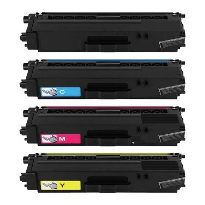 HQ Supplies © Brother TN336 Premium Compatible High Yield Toner Cartridge Set, Brother TN336BK, TN336C, TN336Y, TN336M Compatible Toner Cartridges for Brother HL-L8250CDN, HL-L8350CDW, HL-L8350CDWT, MFC-L8600CDW, MFC-L8850CDW Printers