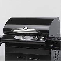 36" Cook Number Black Porcelain Gas Grill Head