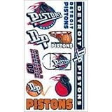 Detroit Pistons NBA Temporary Tattoos (10 Tattoos)